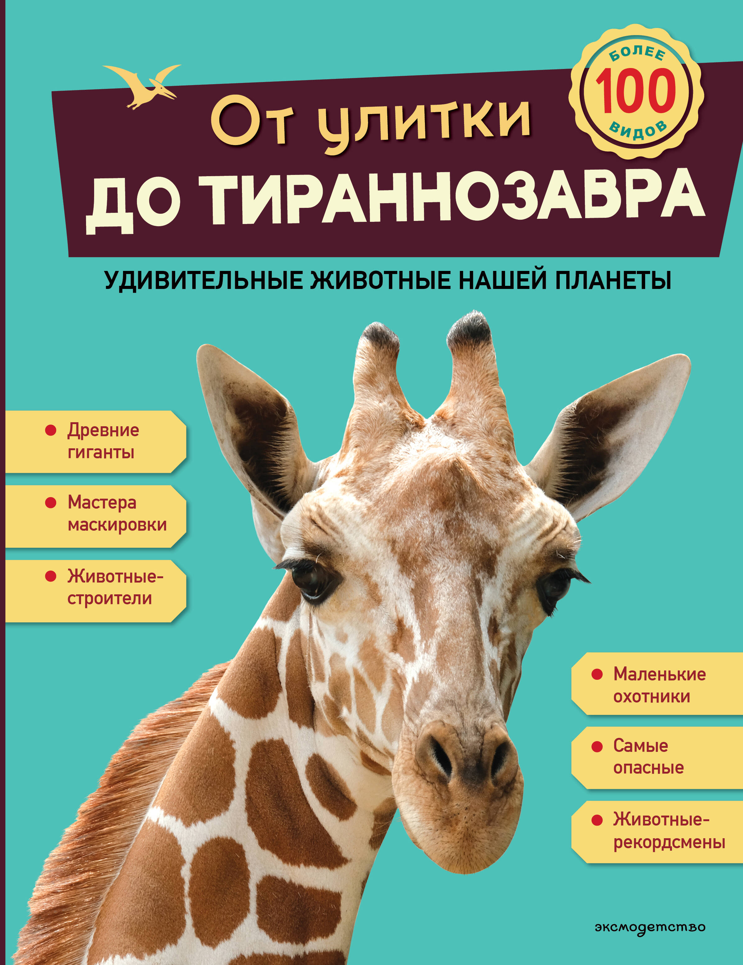 Обложка книги «От улитки до тираннозавра. Удивительные животные нашей планеты»