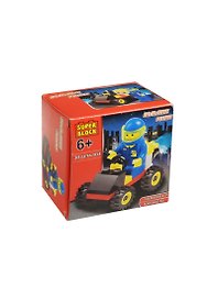 Конструктор SuperBlock Большие гонки Картинг XS 30 дет. (MF000419) (коробка)