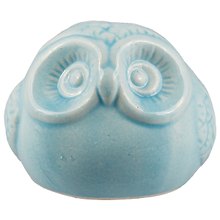 Фигурка Сова круглая цветная (керамика) (5см)