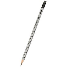 Карандаш ч/гр с ластиком "GRIP 2001" B, трехгранный, Faber-Castell