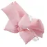 Заколка-крабик дутая Бантик (розовая) (текстиль) (13см) (12-2025093-15) (Lafilaf) - 2