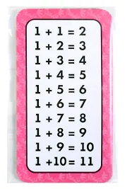 Обучающие карточки "Таблица сложения". 10 карточек