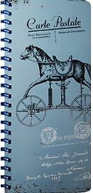 Записная книжка «Carte Postale» А6+, 60 листов, спираль, Haich