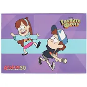 Альбом для рисования "Гравити Фолз", А4, 30 листов, на скобе, в ассортименте