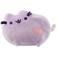 Котик Pusheen с сердечком фиолетовый (средний) (4060004)