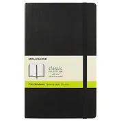 Книга для записей Moleskin Classic Soft, мягкая обложка, чёрная, 96 листов, А5