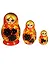 Матрешка 3 предм. "Узор", арт. С-4 (107) - 1
