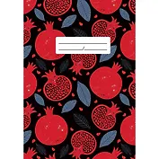 Тетрадь в клетку Listoff, "Гранатовый сад", 120 листов