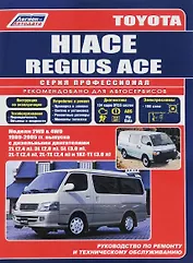 Toyota Hi-Ace Модели 2WD&4WD 1989-2005 гг. выпуска с дизельными двигателями. Устройство, техническое обслуживание и ремонт (черно-белое издание)