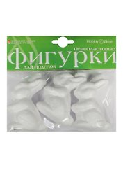 Пенопластовые фигурки для поделок Зайчики (2-208/01) (70мм) (3шт.) (упаковка)