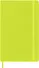 Книга для записей А5 120л лин. "CLASSIC LARGE" тв.,обл., лаймовый, резинка, ляссе, Moleskine - 2