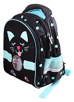 Рюкзак "Кошка с ушками", 2 отделения, 2 кармана, 37*26*17 см
