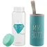 Бутылка в чехле My bottle/Май ботл голубая (стекло) (500мл) - 1