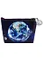Кошелек на молнии Космос планеты с подвеской (12,5х10) (ПВХ бокс) - 0