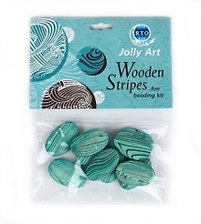 Набор для создания украшений из деревянных бусин Jolly Art (WBS.022) (упаковка)