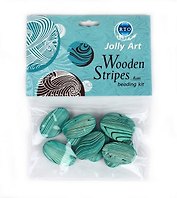 Набор для создания украшений из деревянных бусин Jolly Art (WBS.022) (упаковка)