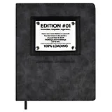 Дневник школьный Феникс+, "Канвас экстра чёрный"