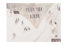 Открытка одинарная «Enjoy your winter»