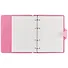 Тетрадь на кольцах в клетку InFolio, Tinsel, 120 листов, розовая - 1