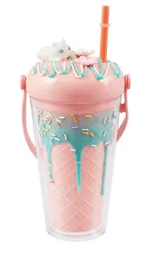 Стакан Мороженое Котик (пластик) (450мл) (12-CHOUWUYW560/3)