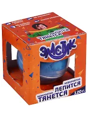 Тянущийся пластилин ТМ Эластик синий, 120гр.