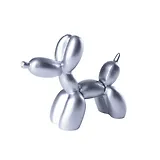 Декоративная фигурка Собачка-шарик (металлик) (8х9) (керамика) (12-fengshen-202506-D1)