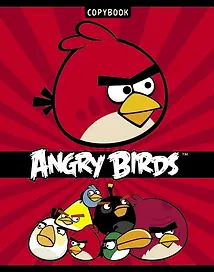 Тетрадь в клетку Hatber «Angry birds» в ассортименте, 24 листа