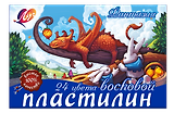 Пластилин "Фантазия" восковой, 24 цвета
