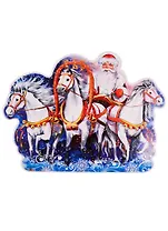 Плакат вырубной "Новогодняя тройка"