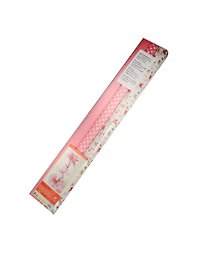 Бумага гофрированная 03шт "Бело-розовая" 50*250 WEROLA