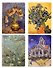 Записная книжка А6+112л лин./кл./нелин. "Art. Van Gogh" ПВХ-обл., ассорти - 0