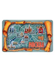Магнит Москва Карта (винил большой) (030-1-19K40)