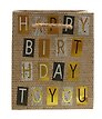 Пакет А6 14*11,5*6 "Сraft bithday" нейтр., бум.мат.ламинат 