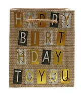 Пакет А6 14*11,5*6 "Сraft bithday" нейтр., бум.мат.ламинат