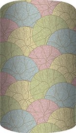 Бумага упаковочная 70*100см "Bright trees" супергладкая, инд.уп.