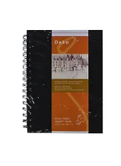 Блокнот для эскизов А5 62л "Deko" спираль, 140г/м2, Hahnemuhle