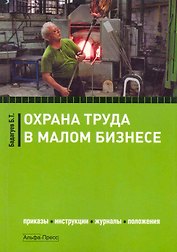 Охрана труда в малом бизнесе. Приказы, инструкции, журналы, положения / (мягк). Бадагуев Б. (Альфа-пресс)