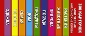 300 первых английских слов. Набор карточек - 2