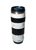 Стакан Фотообъектив с крышкой в виде линзы пластик+металл 20 см (002746)