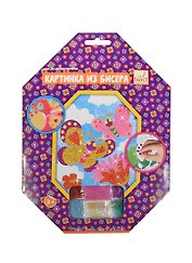 Картинка из бисера Бабочки (FD080132/1) (C40077) (20х26см) (Fancy Creative) (набор д/творчества) (3+) (упаковка)