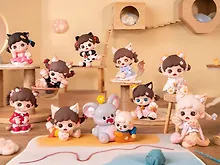 Коллекционная фигурка Кошачье личико, серии Зора TNT Space, высота 8.5см, Blind Box, 12-T3012-7