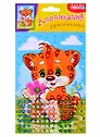 Аппликация. Кристаллики. Тигренок
