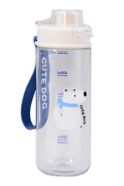 Бутылка Собачка Cute Dog (белая крышка, пластик) (600мл) (12-7306-202510-STB-51)