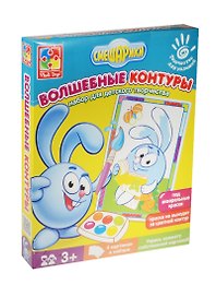 Набор для детского творчества Vladi Toys «Волшебные контуры. Смешарики»