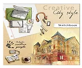 Набор для творчества Скетчбук 80л. Городской стиль 15*15см, 7БЦ, матовая ламинация 80-3897