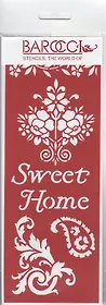 Трафарет универсальный Sweet home (ТУ-16) (8,5х23)