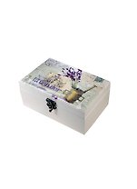 Шкатулка дерево Лаванда (16х9,5х6,3 см) (639113)