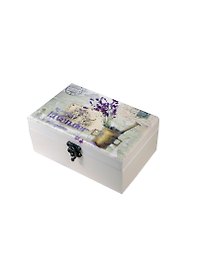 Шкатулка дерево Лаванда (16х9,5х6,3 см) (639113)