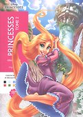 Coloriages mysteres Disney Princesses Tome 2 Раскраска Волшебный мир Диснея Принцессы Том 2 /Книги на английском языке - 0