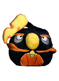 Angry Birds Space декоративная подушка чёрная птица Black Firebomb bird 25см (АВВК10)